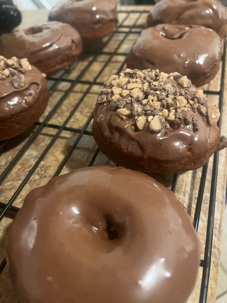 Chocholate Icing Cake Donuts